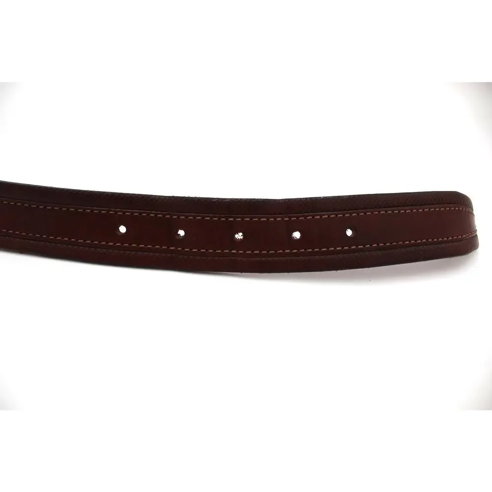 Cinture DAutore Italian Leather Belt Mens Size 36 Brown Classic Western Casual
